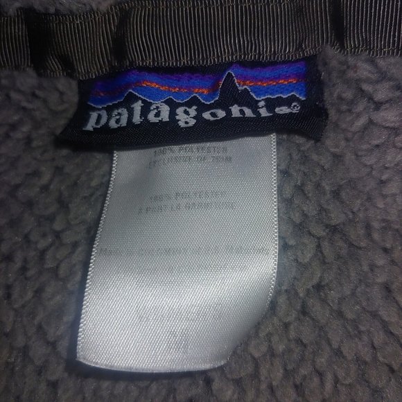 Patagonia Women's M Fleece Jacket Full Zip Gray Deep Pile Outdoor Adventure - Picture 9 of 11